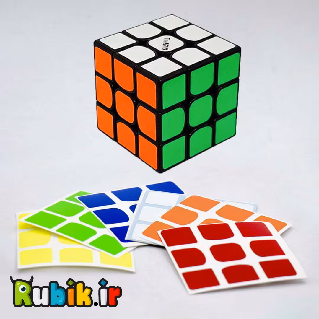 برچسب زد برایت روبیک 3×3×3 واک 3 Valk3 Stickers