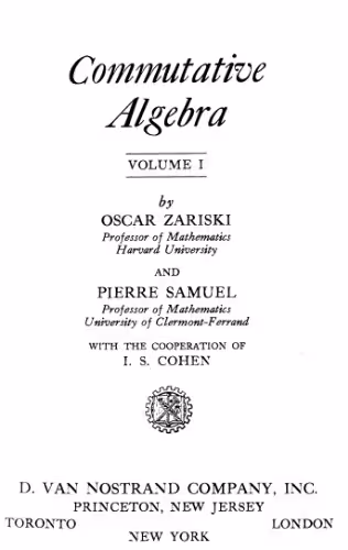 خرید و دانلود نسخه کامل کتاب Commutative Algebra
