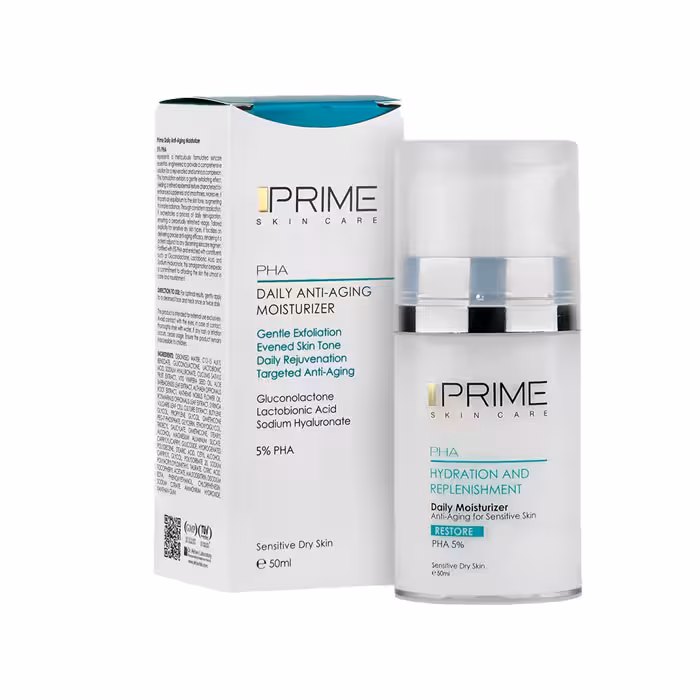 کرم بازسازی کننده و آبرسان صورت PHA 5% پریم | 50 میل