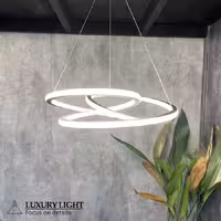 لوستر مدرن اس ام دی SMD خور مدل کلیپس دو طرف نور ریموت دار