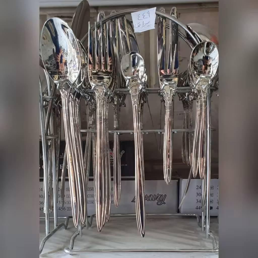 سرویس قاشق چنگال 40 پارچه 6 نفره اس جی مدل 449m