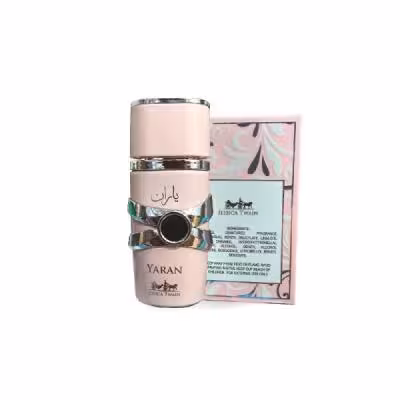 عطر کوچک زنانه جسیکا JESSICA TWAIN رایحه یاران YARAN حجم 25 میلی لیتر