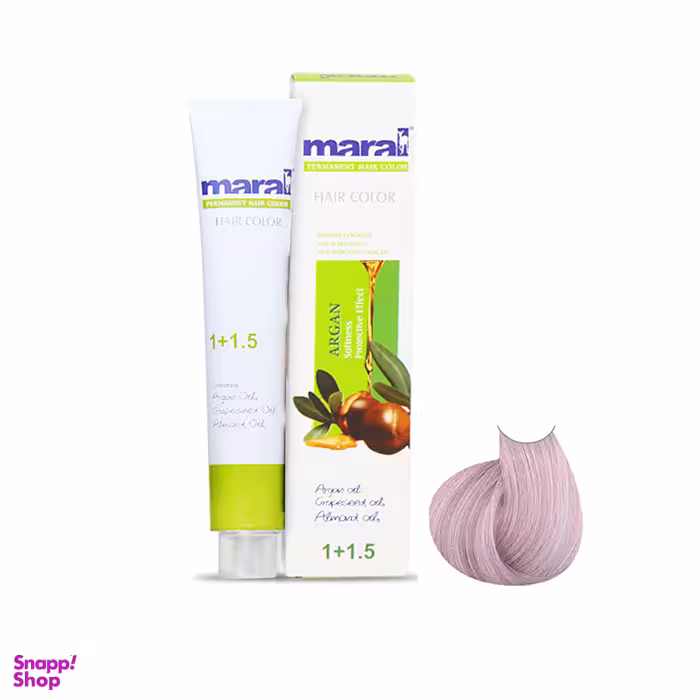 رنگ مو مارال (Maral) شماره 1252 حجم 100 میلی لیتر رنگ یاسی