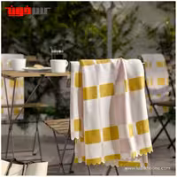 پتو و شال مبل ایکیا مدل SVARTFIBBLA