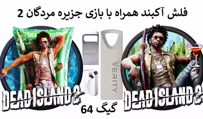 بازی کامپیوتر جزیره مردگان 2 داخل فلش 64 گیگ