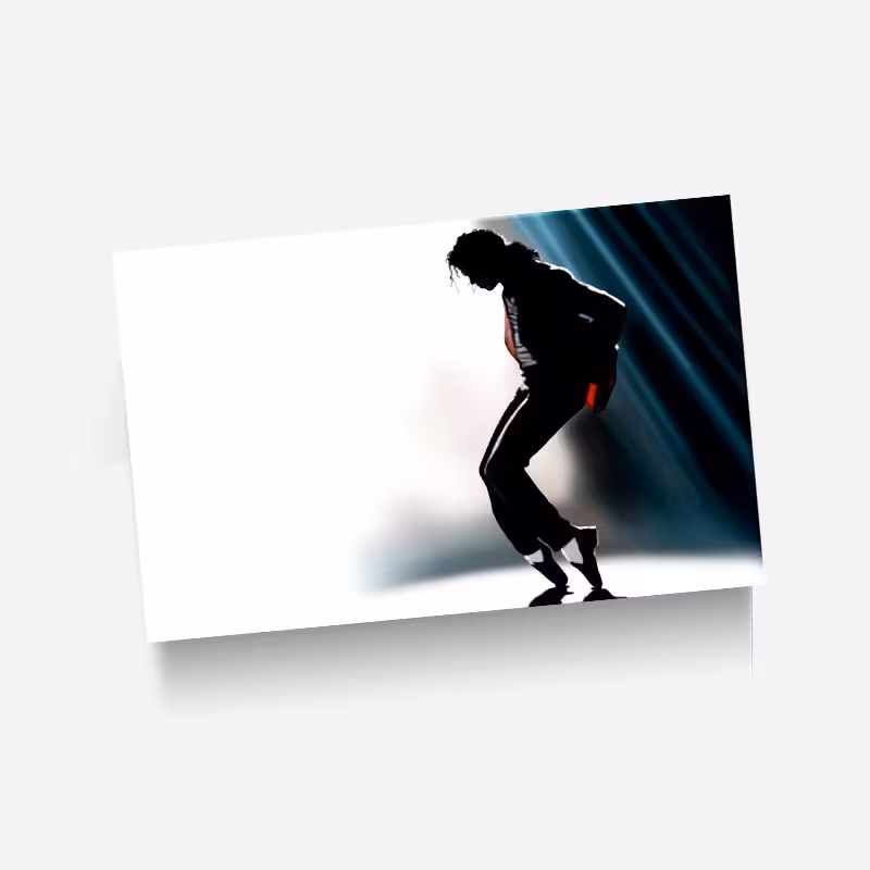 استیکر(برچسب) کارت عابر بانک-طرح مایکل جکسون(Michael Jackson)-کد2086-سفارشی