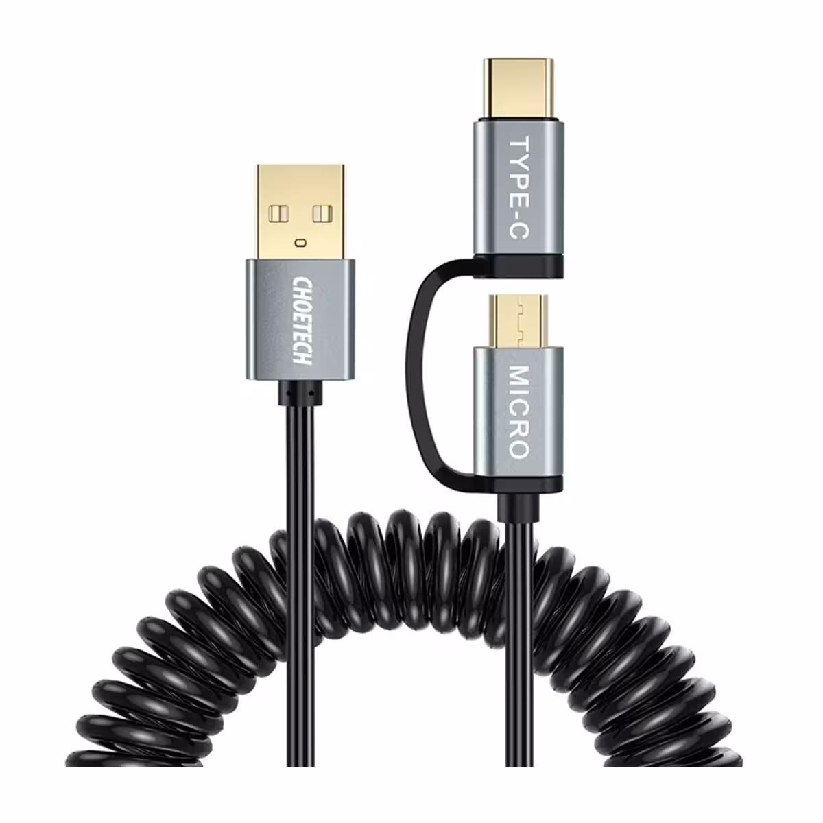 کابل تایپ سی و Micro-USB چویتک مدل XAC-0012