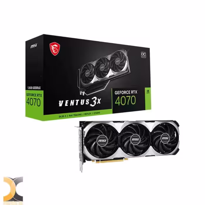 کارت گرافیک RTX 4070 12G VENTUS 3X D6X ام اس ای ا MSI RTX 4070 12G VENTUS 3X D6X - کامپیوترچی