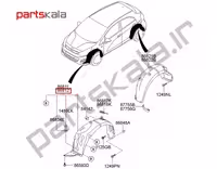 شلگیر-جلو چپ جنسیس سدان