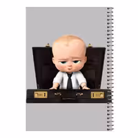 دفتر مشق 80 برگ اس جی مدل بچه رئیس