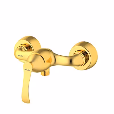 شیر توالت کلاسیک طلایی شودر