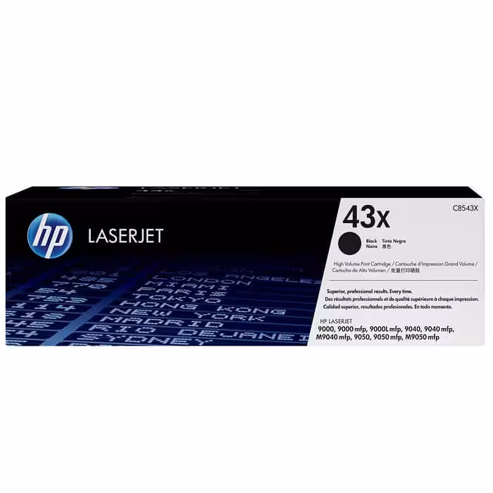 تونر کارتریج مشکی اچ پی HP 43X – طرح