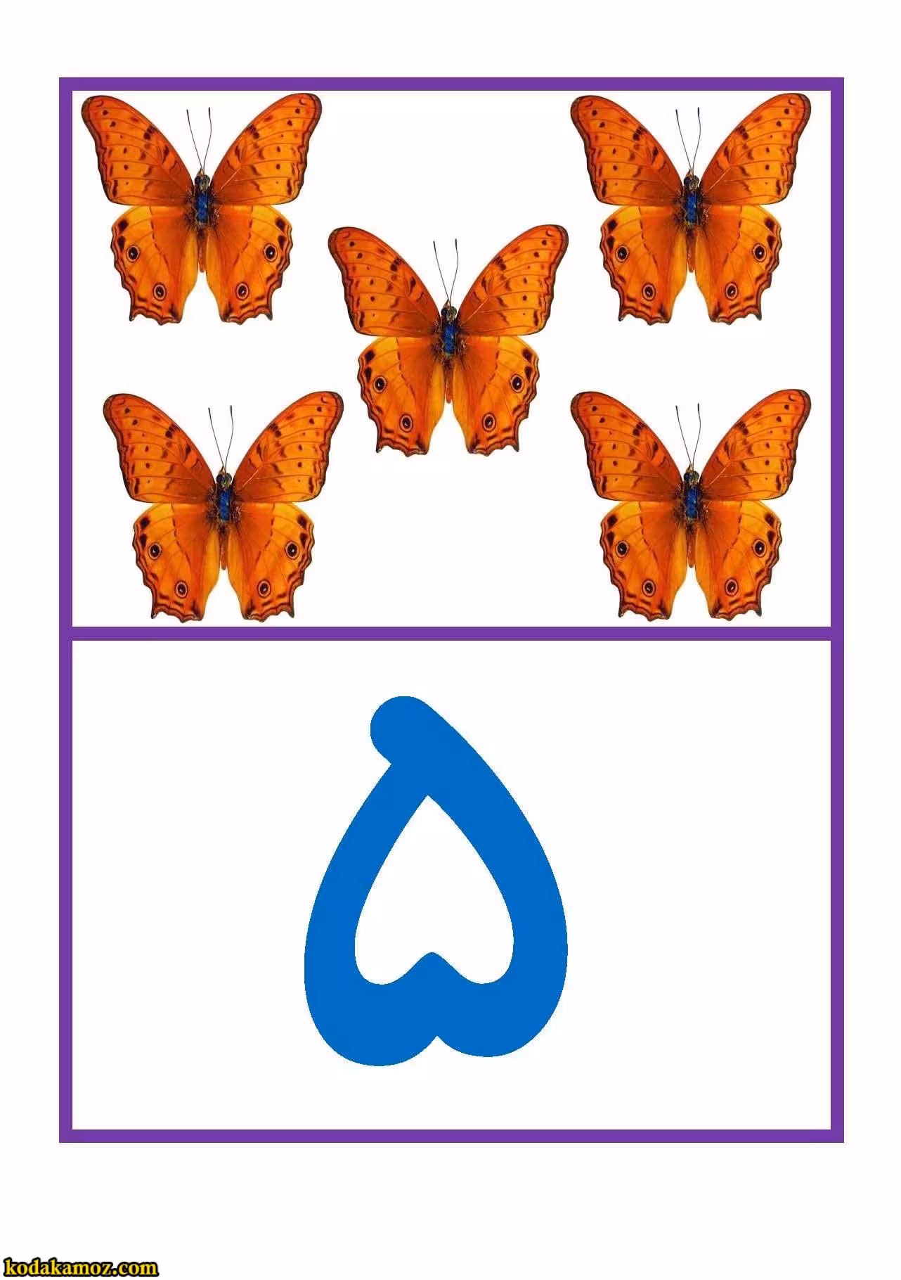 کارت اعداد 1