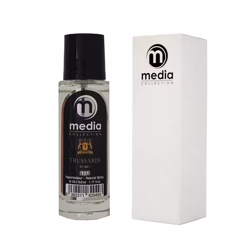 عطر جیبی مردانه مدیا مدل Trussardi Uomo حجم 35 میلی لیتر