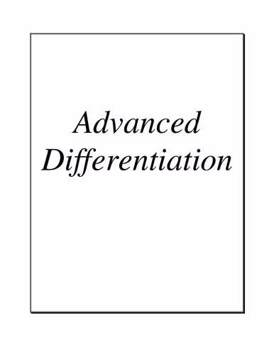 خرید و دانلود نسخه کامل کتاب Advanced Differentiation: Hamilton Education Guides Manual 14 - Over 410 Solved Problems