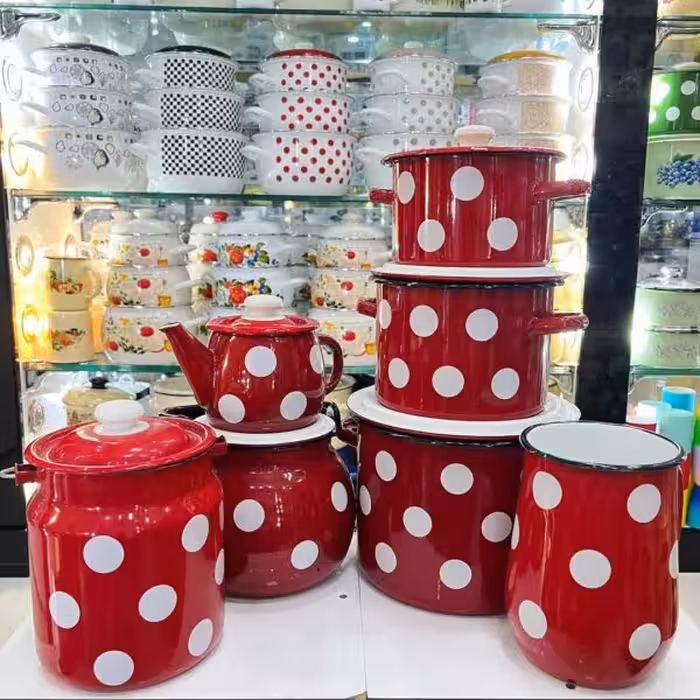 ست پرطرفدار لعابی طرح توپی روسی با کیفیت عالی و تخفیف ویژه