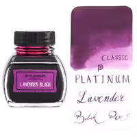 جوهر خودنویس کلاسیک پلاتینیوم صورتی مشکی PLATINUM Classic ink Lavender black