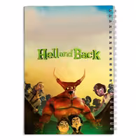 دفتر مشق کارتون سفر به جهنم