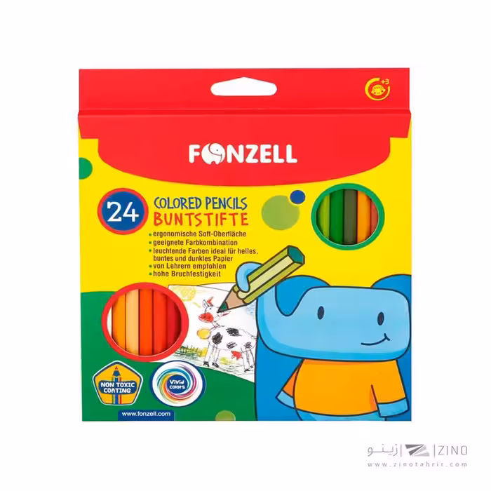 مدادرنگی24رنگ جعبه مقوایی فونزل کد685072/685081