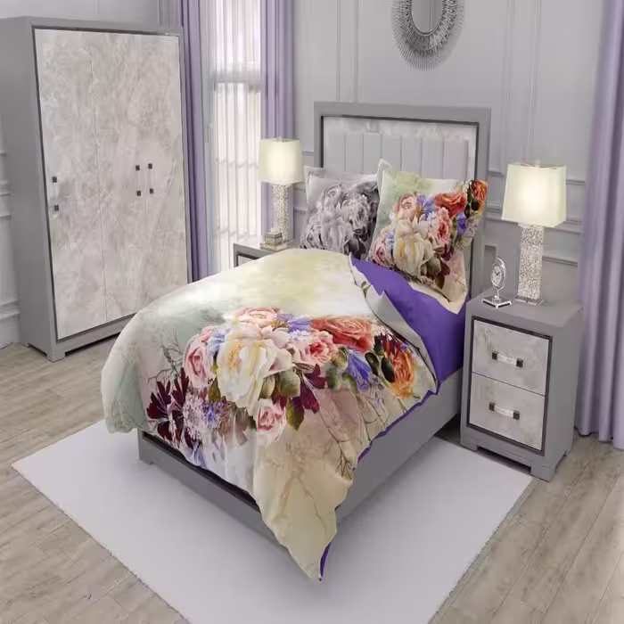سرویس روتختی سه بعدی دونفره خوابکو مدل 114 سایز 160 در 200 سانتیمتر