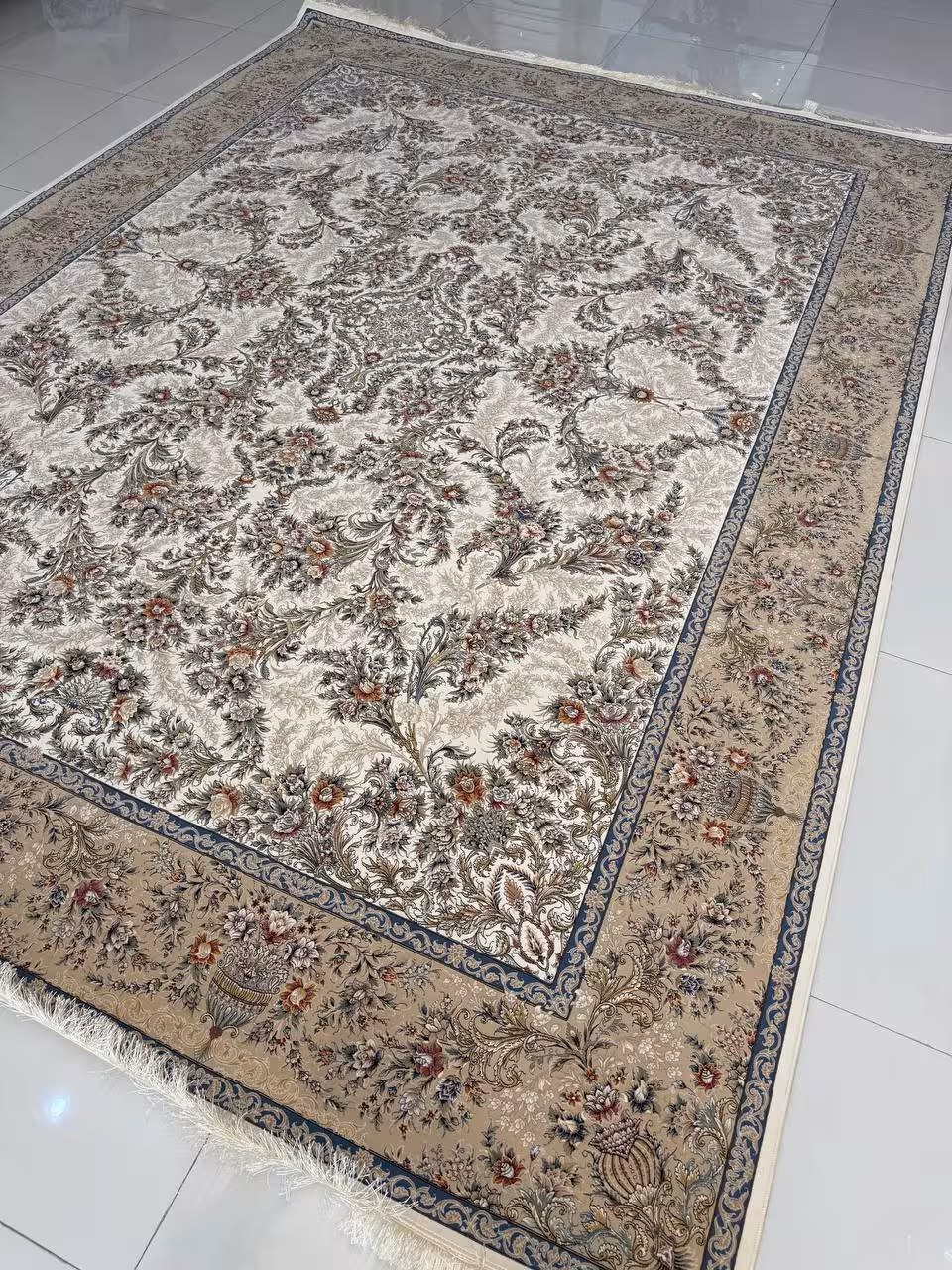 فرش 12متری اکرولیک کاشان 1200 شانه تراکم H 3600