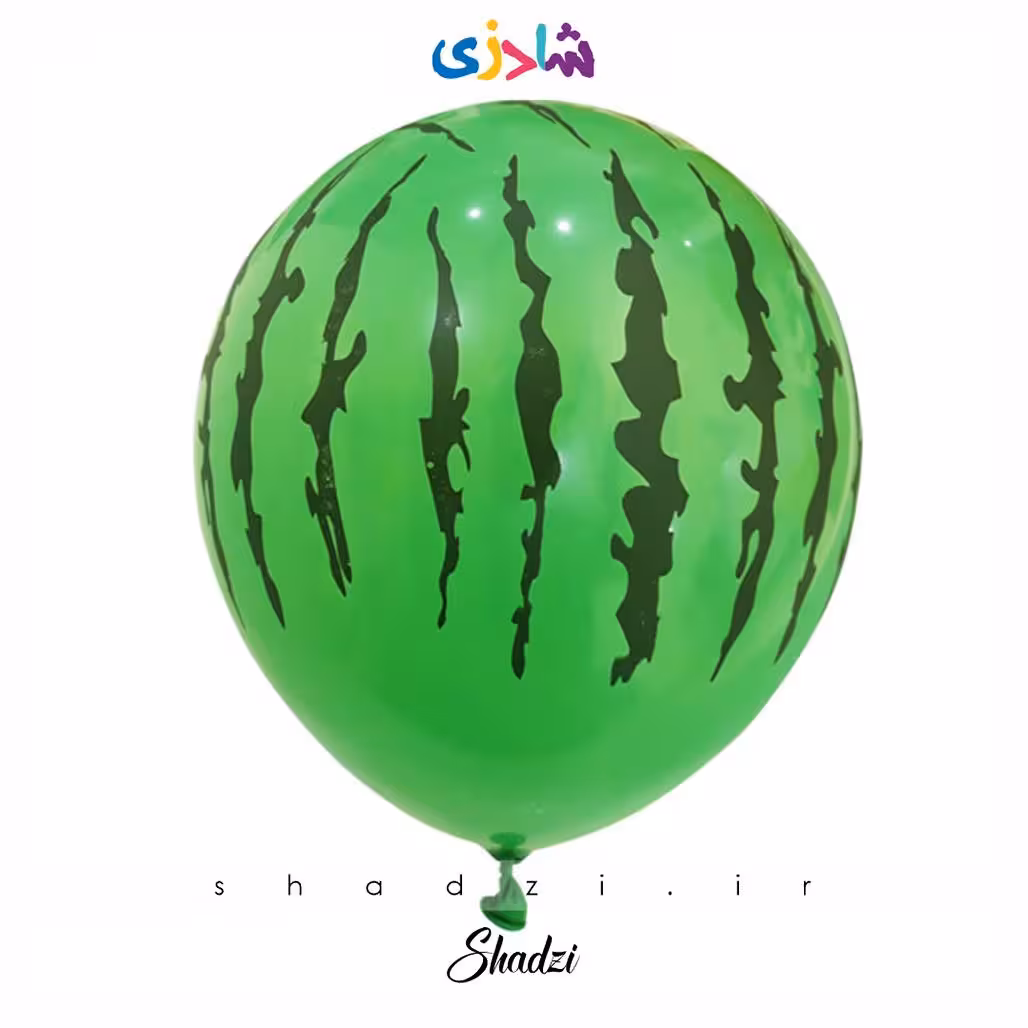 بادکنک لاتکس هندوانه سبز یلدایی