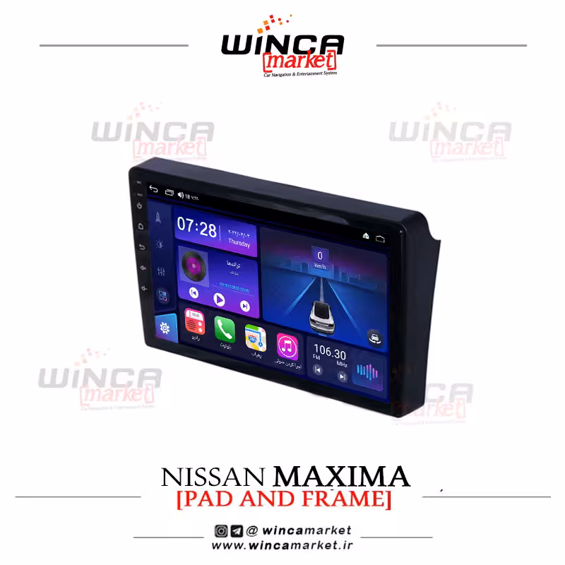 مانیتور اندروید نیسان ماکسیما برند وینکا WINCA سری S500  پلاس مدل YH855