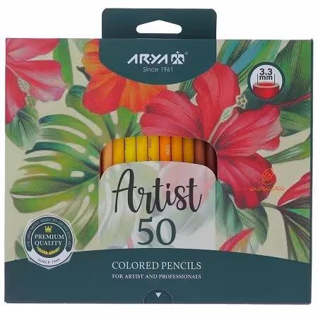 مداد رنگی 50 رنگ آرتیست آریا