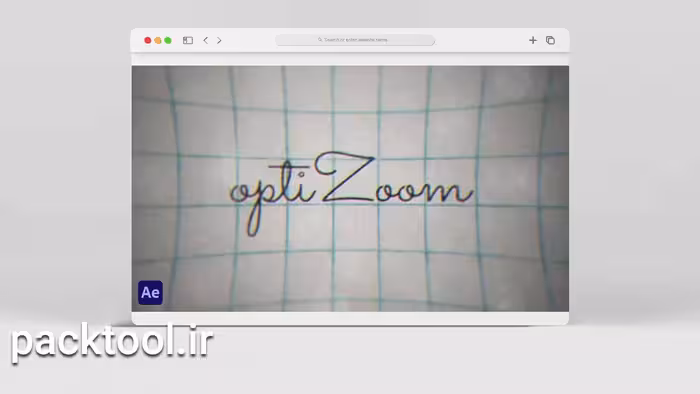 دانلود پروژه آماده قالب ایجاد زوم اپتیکال افتر افکت OptiZoom After Effects Template - پک تول