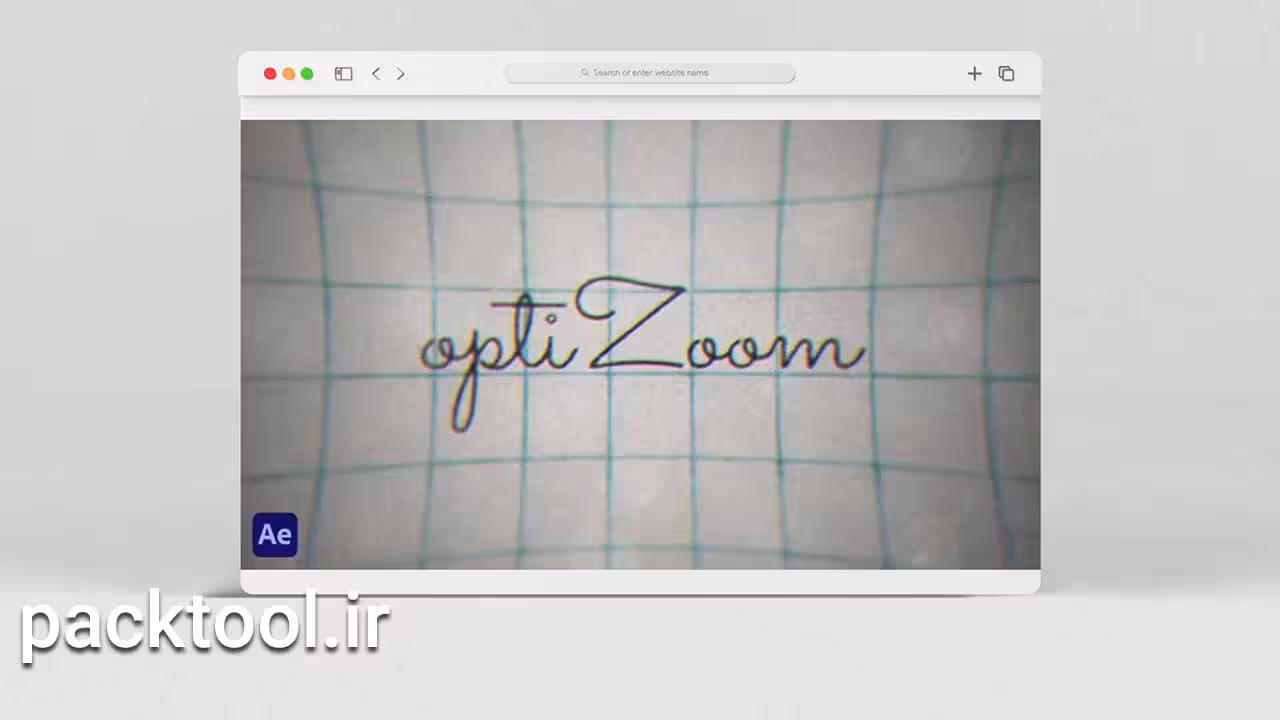دانلود پروژه آماده قالب ایجاد زوم اپتیکال افتر افکت OptiZoom After Effects Template - پک تول