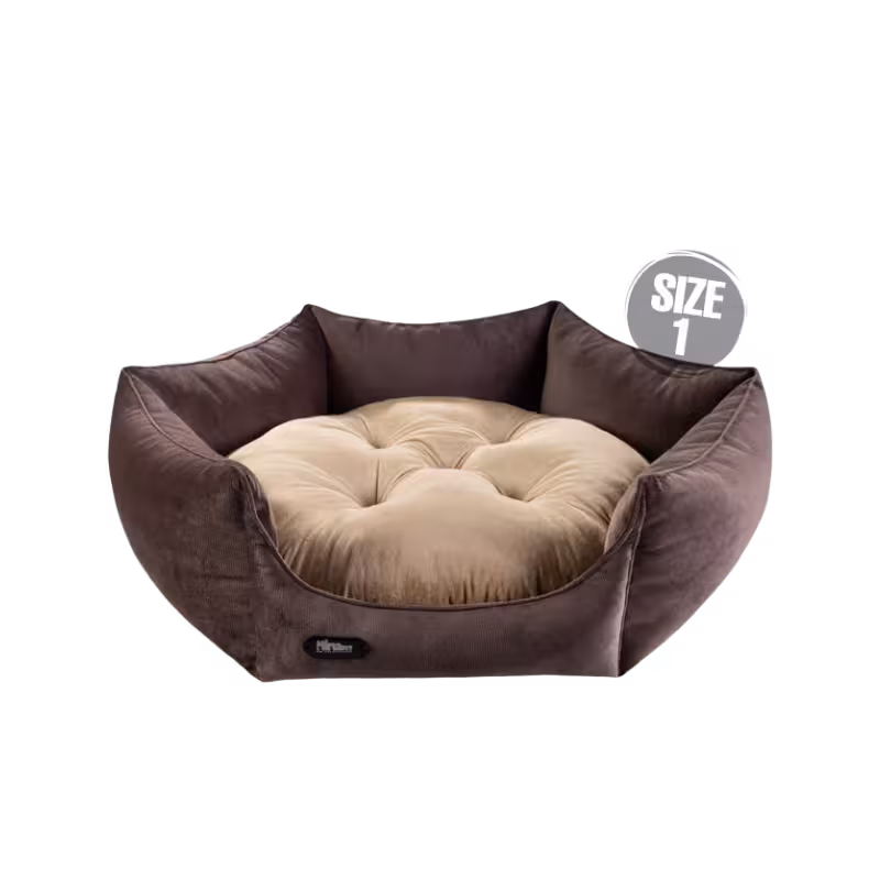 جای خواب مدل شش ضلعی VIP برند Ninapet نیناپت سایز 1 کرم