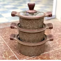 سرویس قابلمه گرانیتی زیوzio مدل Z-8170-30 در 3رنگ - کاپا کالا