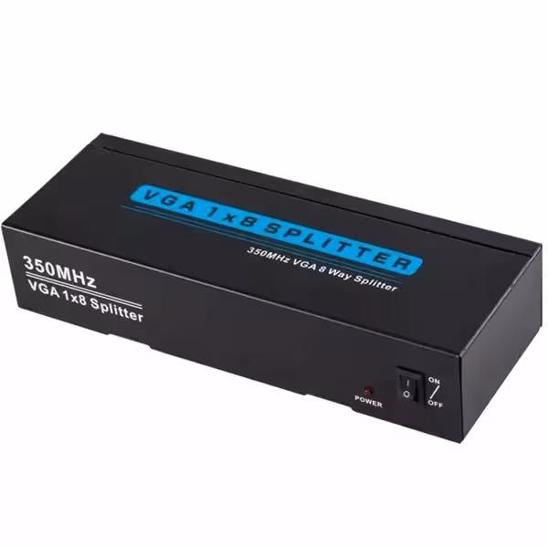 اسپلیتر 8 پورت VGA تی سی تراست 350Mhz مدل TC-VSP-18