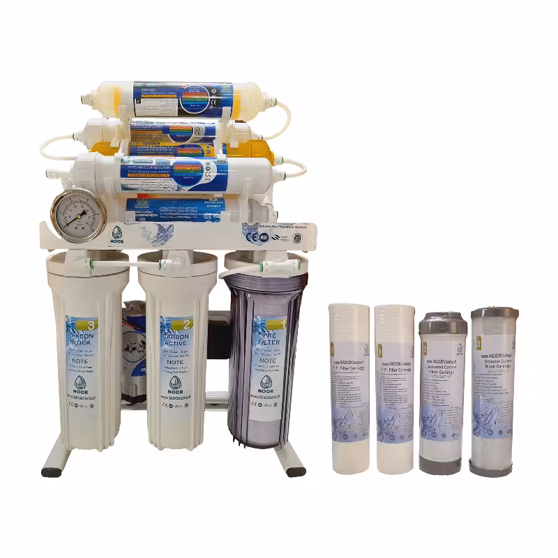 دستگاه تصفیه آب نور مدل A metal m900 به همراه فیلتر بسته 4 عددی