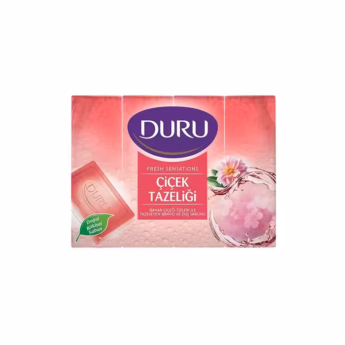 مشخصات، خرید و قیمت صابون حمام دورو با رایحه گل های بهاری بسته 4 عددی ⭐️ ویان مارکت