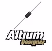 کتابخانه دیود پکیج DO-41 برای نرم افزار Altium DXP
