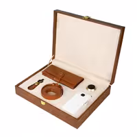 ست چرم قهوه ای ویکتوریا  کد PL5519