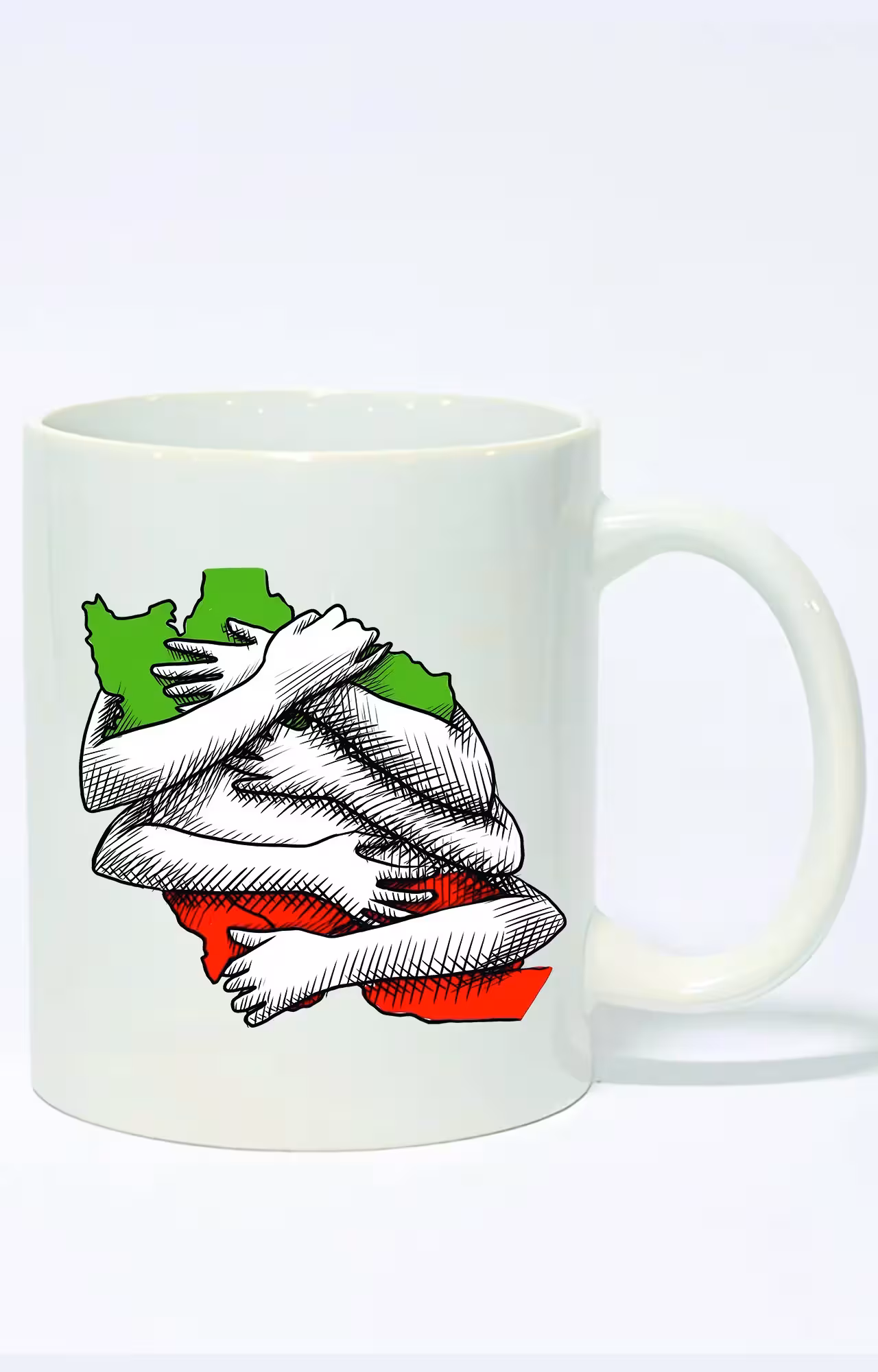 ماگ ساده طرح ایران کد 4240