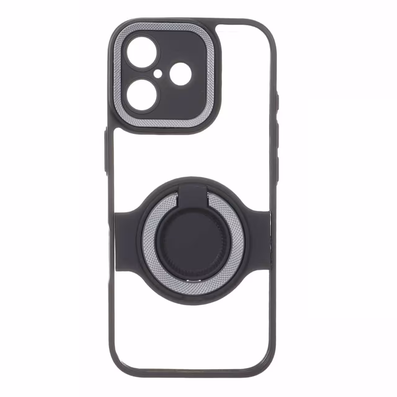 قاب شفاف هولدر استندشو کربن محافظ لنزدار Apple iPhone 17