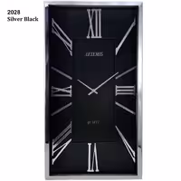 ساعت دیواری آرتمیس کد 2028 Black Silver مشکی نقره ای