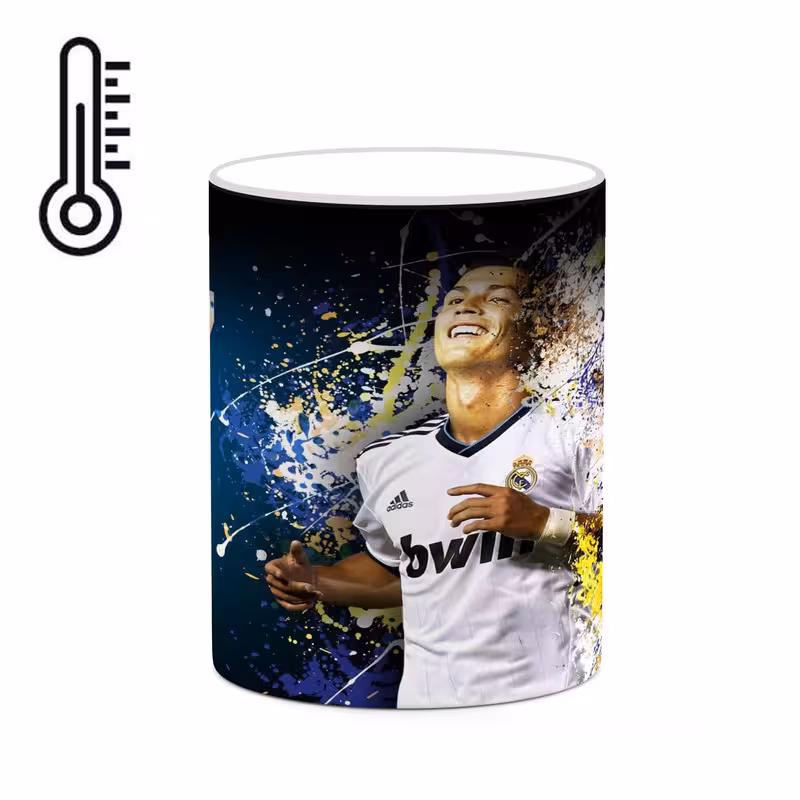 ماگ حرارتی چیتوکالا طرح Ronaldo رونالدو مدل mgh43124