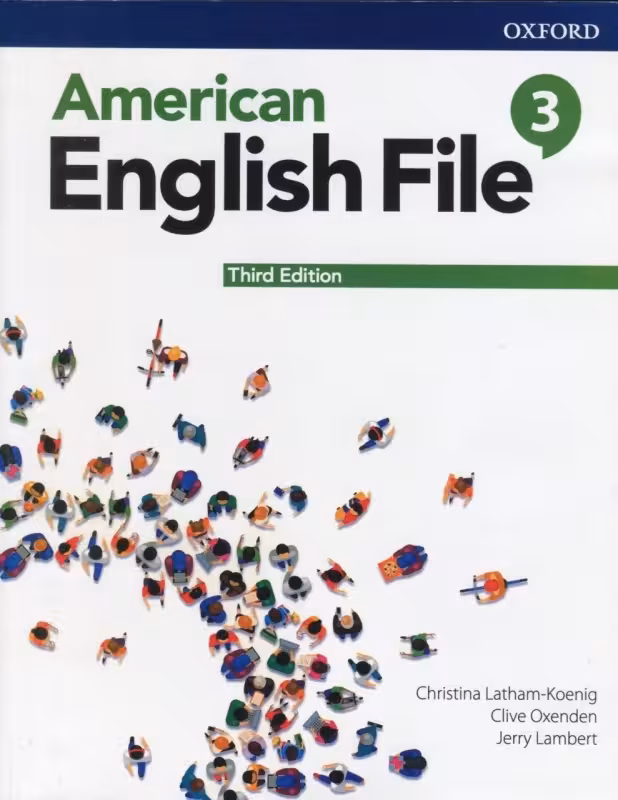 کتاب امریکن انگلیش فایل سه ویرایش سوم American English File 3rd 3 SB WB DVD