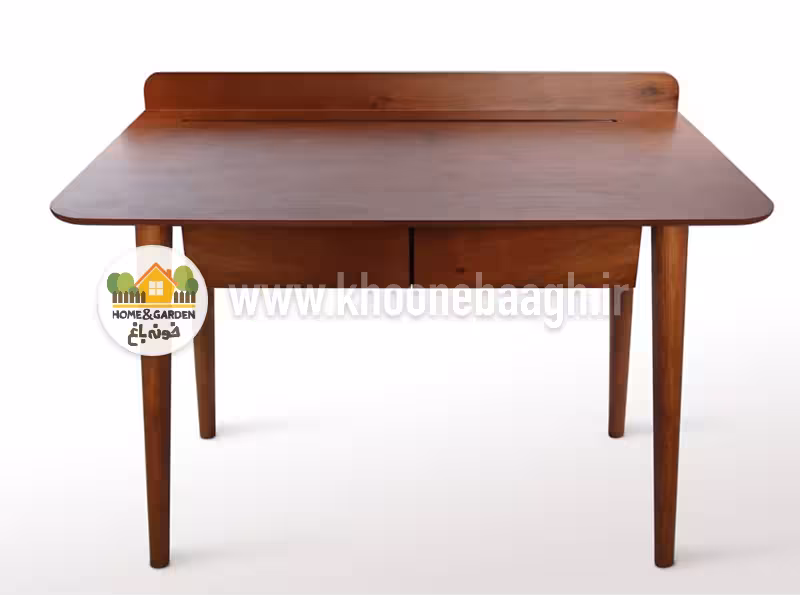 میز تحریر چوبی دو کشو