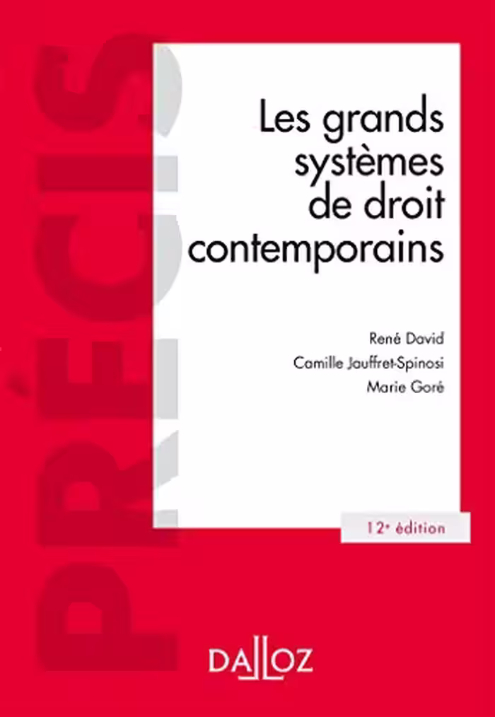 خرید و دانلود نسخه کامل کتاب Les grands systèmes de droit contemporains