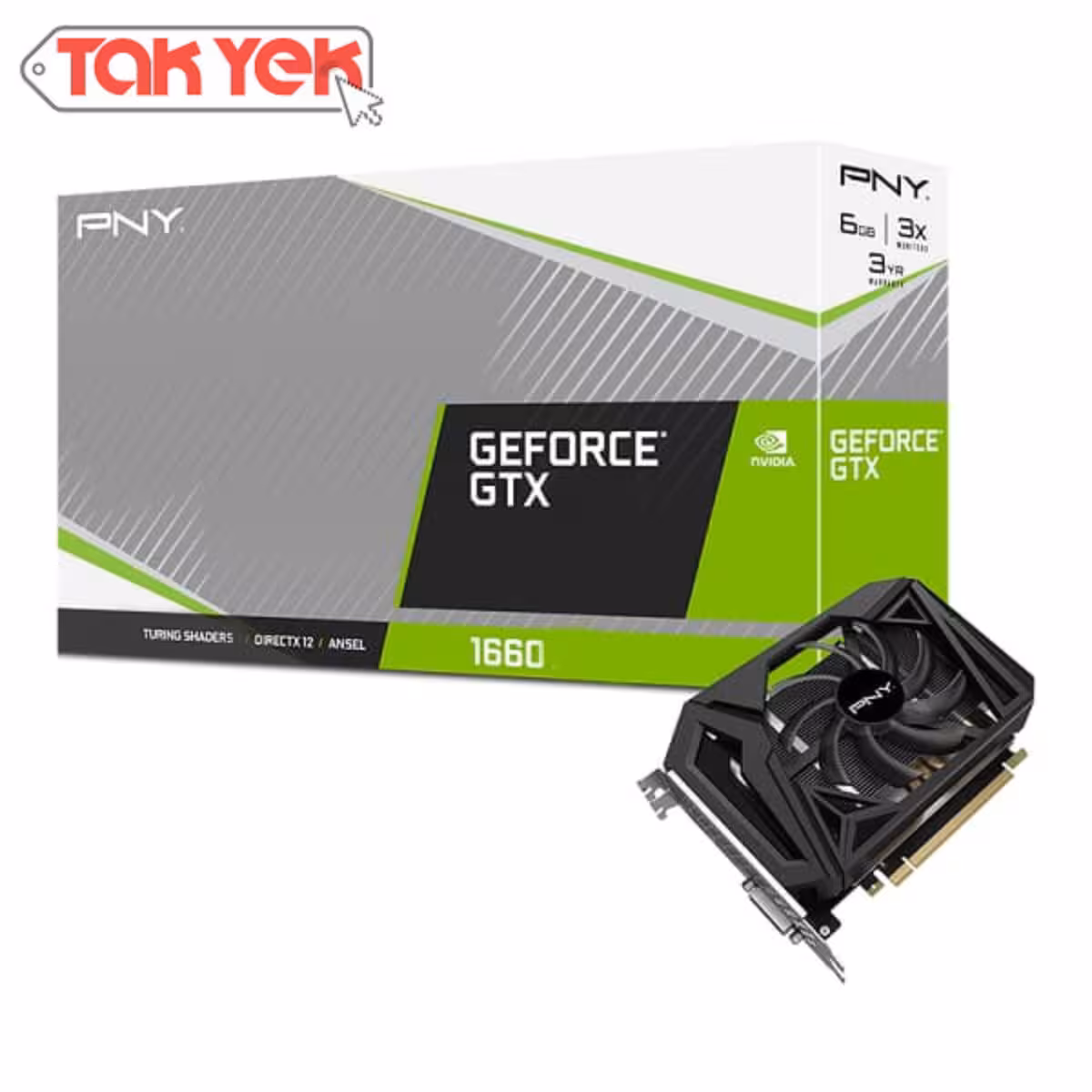 کارت گرافیک پی ان وای مدل PNY GTX 1660 XLR 6G DDR5