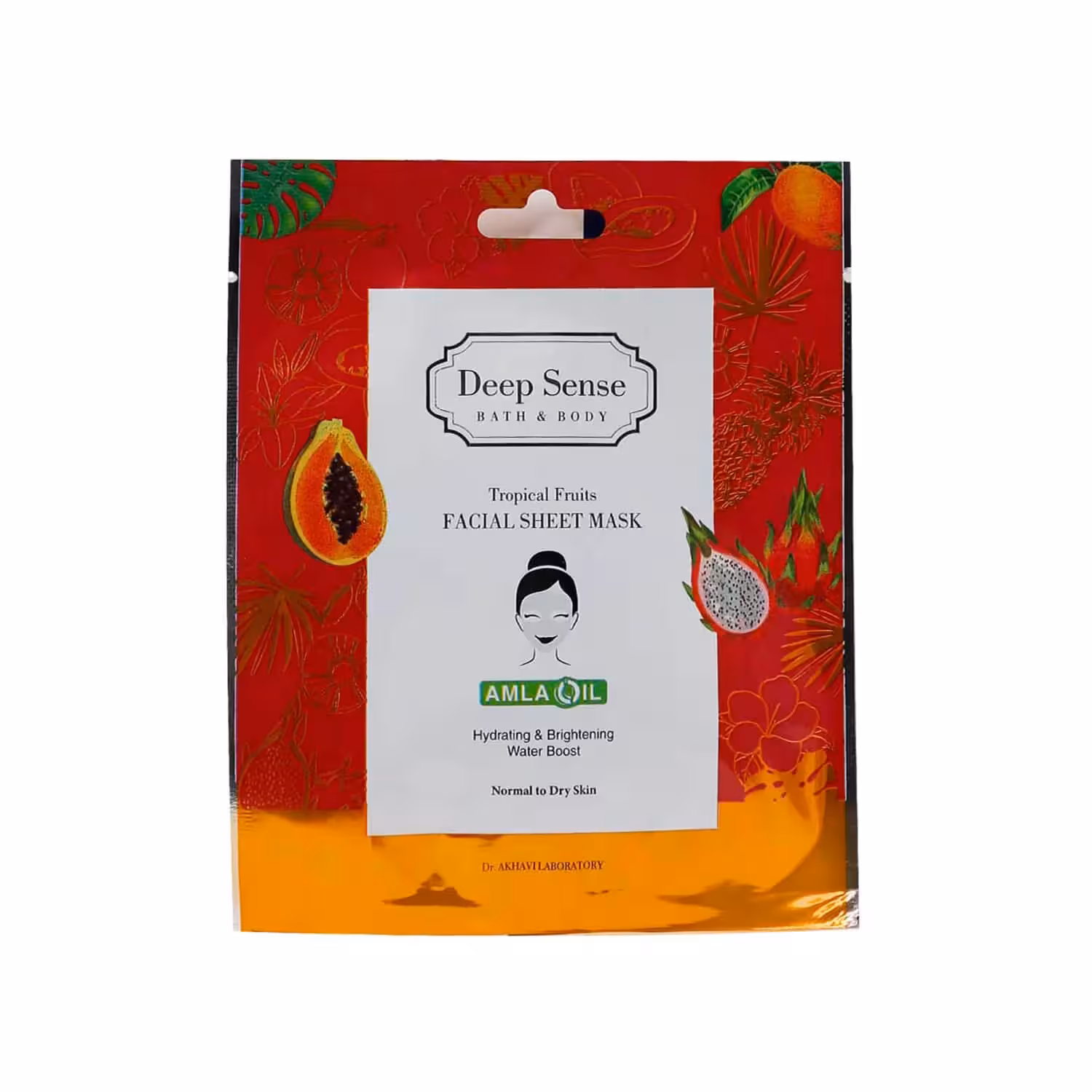 ماسک صورت ورقه ای میوه های استوایی دیپ سنس