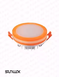 پنل SMD توکار 10 وات نارنجی گرد سان لوکس مدل PL1071RO