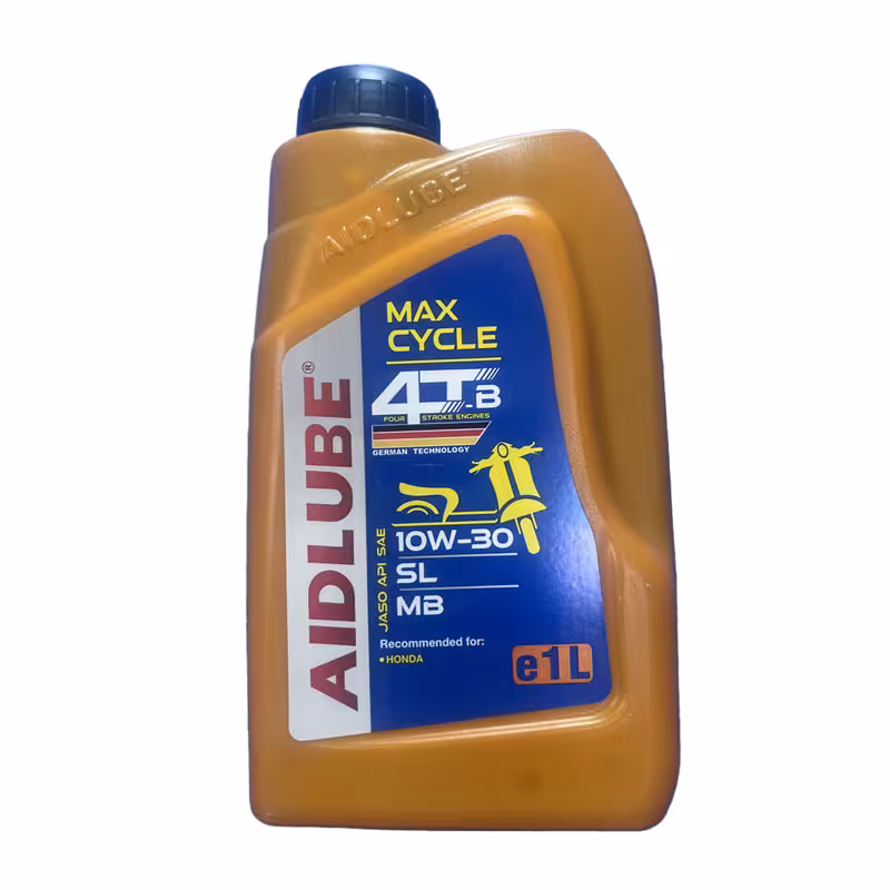روغن موتور ایدلوب Aidlube مدل MAX Cycle JASO MB حجم 1 لیتر (10w-30)