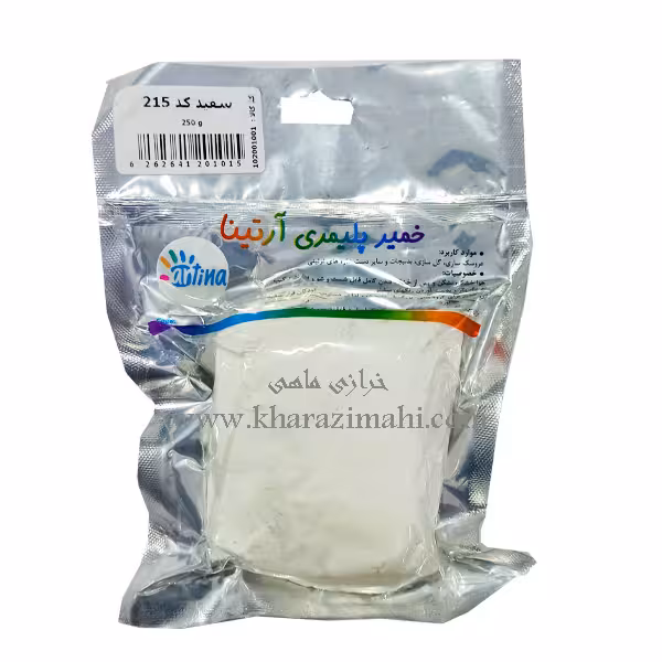 خمیر پلیمری مجسمه سازی هوا خشک آرتینا رنگ سفید