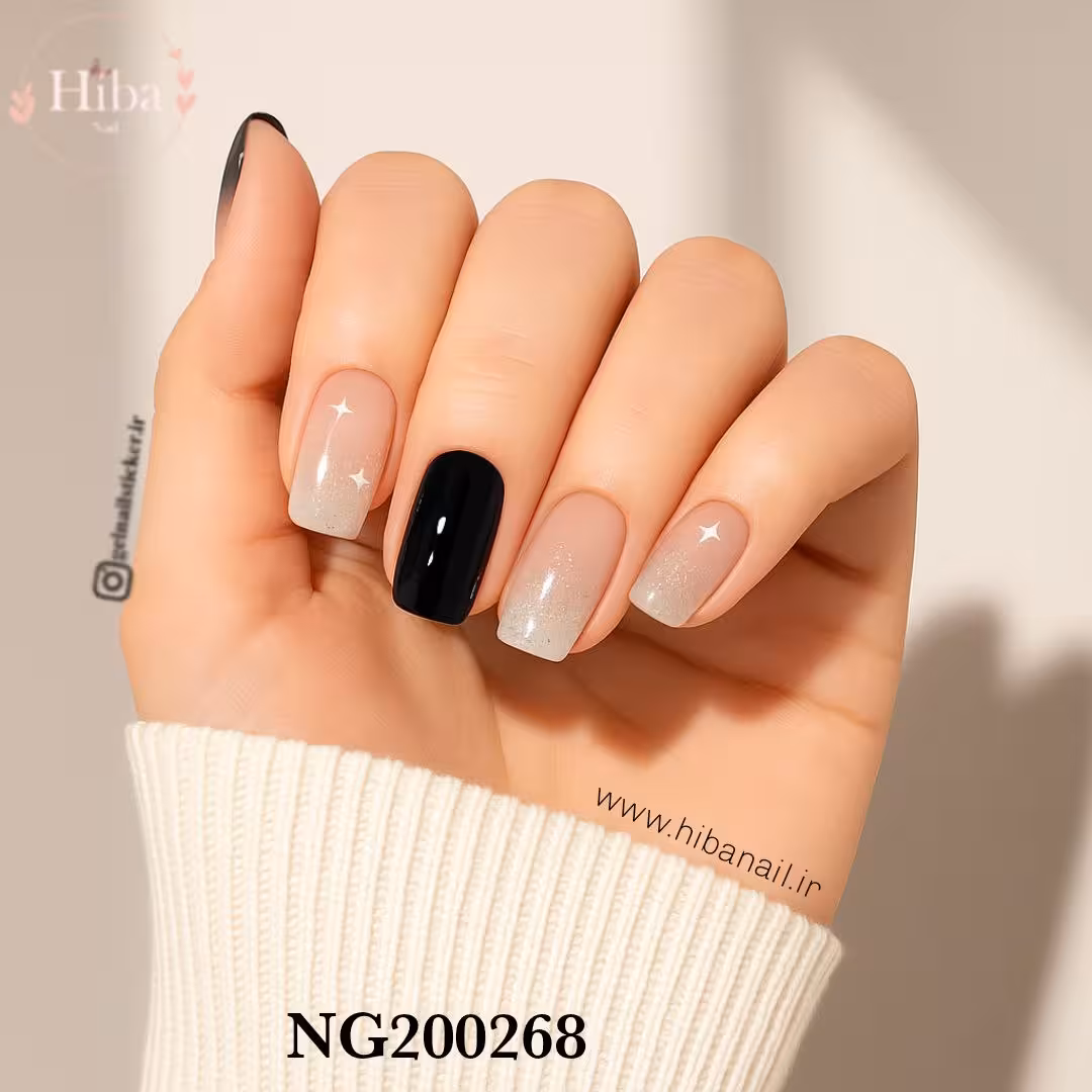 استیکر ژله ای کاشت ناخن (نیل رپ)_کد NG200268